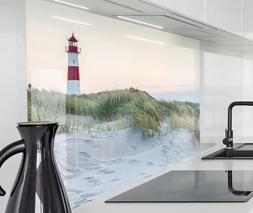 timalo Spritzschutz Wand für Herd | Personalisiert mit eigenem Foto | Küche Küchenrückwand Glasoptik | Acryl Glas 2mm | Glasrückwand Acrylglas Wandpaneele Rückwandschutz Platte | 60 x 40 cm