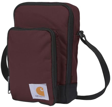 Carhartt Crossbody-Tasche, robuste, verstellbare Umhängetasche mit Reißverschluss für Männer und Frauen
