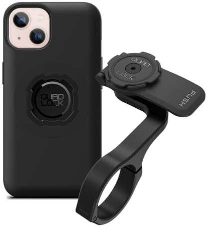 Quad Lock Out Front PRO Cykelstyrefäste (V2) med MAG-telefonfodral för iPhone 13