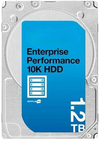 SIMPLETEK - Interne Festplatte mit 1,2 TB (1200 GB) | 2,5 FAT SAS 12 Gb/s | 10.000 RPM - 128 MB Cache | ideal für Server und NAS (generalüberholt)