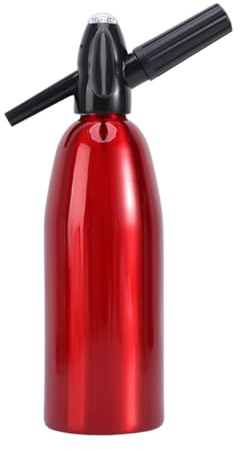 Wassersprudler | Soda Siphon Flasche aus Edelstahl | Sprudelwasserspender, einfach zu bedienende Getränkemaschine für Cocktails und Mocktails Club Soda | RA-Gerät
