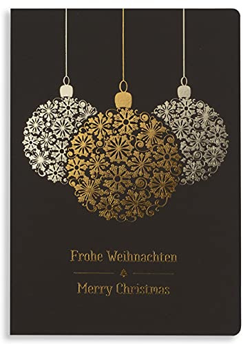 Art Nuvo Weihnachtskarten mit Umschlägen und Einlagen – Set von 10 exclusiven Weihnachtskarten