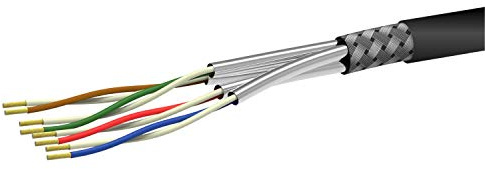 AIXONTEC CAT 7 25m Erdkabel schwarz S FTP PiMF Gigabit geschirmtes Kat 7 LAN Ethernet Installation Netzwerk kabel AWG23/1 mit PE Außenmantel UV-Beständig Verlegung Außenbereich + in der Erde