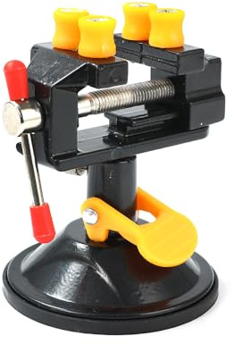 Mini Ventosa Vise, Regolabile Mano Trapano Bench Press Strumento Clip Carving Tavolo Morsetto Vice per Modellazione, Pittura, Incollaggio, Saldatura e Artigianato