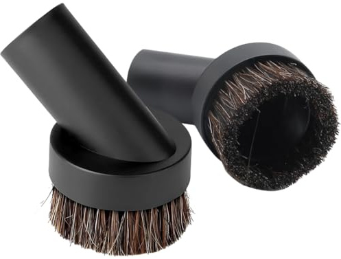 Replacement Brushes for Henry Hoover 2 Pcs of 32mm Universal Round Horse Hair Brushes for Henry Hetty Head Parts for Small Corner Cleaning Dusting Suction Nozzle