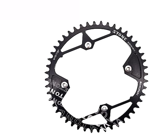 SkyjOy Kettenblatt Fahrrad Ovales Kettenblatt 120BCD 36t 38T 40T 42T 44 46T 48T Rennrad MTB Fahrrad Kettenblatt Zahnplatte Kettenblatt 38 ZäHne (Color : 44T)
