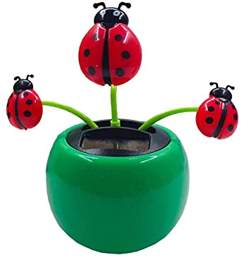 Dancing Flower for Dashboard Solar Shake Toy Solar Wobble Figure Solar Dancing Flower Solar Flower Wobble Figure Solar Powered Wobble Flower for Car Home or Office