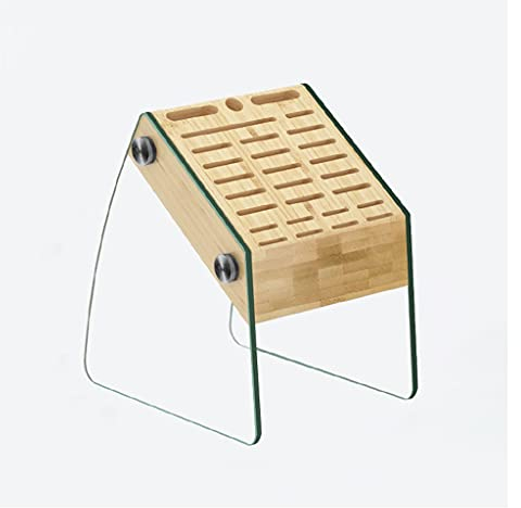 Porte-ustensiles Cutlery 28 Slot Slot Universal Cuisine Couteau Couteau sans couteau Organiseur Cache Cachée Cuisine -convenient Safe & UtensileSase à nettoyer les poils amovibles Pot à Ustensiles