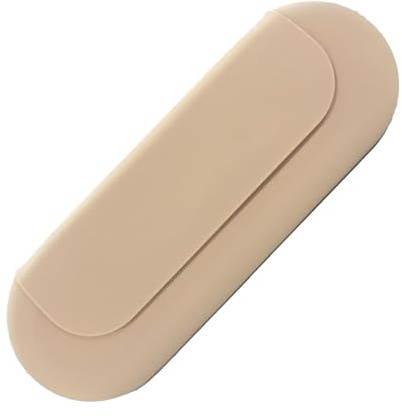 Sminkborsthållare i silikon, bärbar kosmetisk väska | hållare för sminkborstar i silikon, sminkväska, sminkväska, makeupväska, makeupborstväska, sminkorganisering, Khaki, Refer to description, Unisex