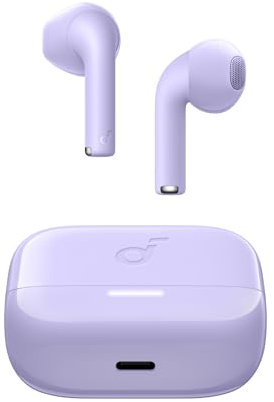 soundcore K20i von Anker, Semi-In-Ear Earbuds, Bluetooth Wireless, 36h Spielzeit, Schnell-Laden, ENC 2-Mikrofone, anpassbarer EQ, IPX5, Bluetooth 5.3, App-Steuerung (Generalüberholt)