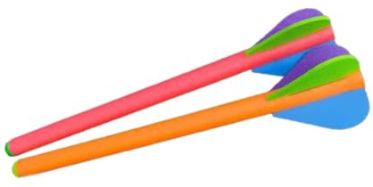 2 Stück weiche Wurfspeere für Leichtathletik, Speere für Kinder und Erwachsene, leicht, Spaß im Freien, Sportler, Wurfübungen