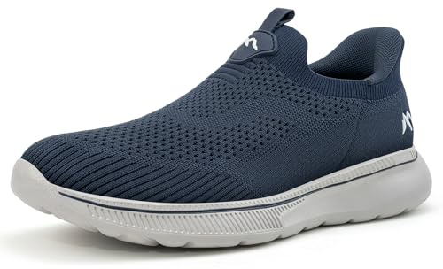 ODCKOI Sneaker da uomo slip-on da uomo a mani libere, scarpe da tennis leggere in rete traspirante, casual, scarpe da corsa senza lacci, scarpe da ginnastica per sport all'aria aperta, jogging, lavoro