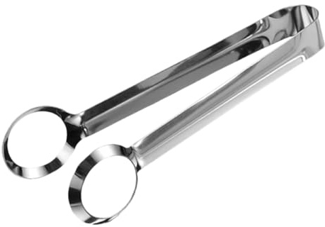NUOBESTY Pince à Œufs Durs Multifonction en Acier Inoxydable Antidérapante, Pince Cuisine Compacte pour Boulettes, Œufs et Snacks, Ustensile Léger Pique-niques et Service Culinaire
