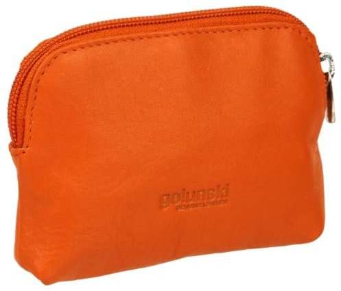 Golunski Ladies Super Soft Leather Coin Purse - Orange