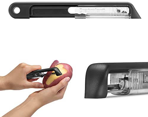 Dreamfarm Sharple Self-Sharpening Vegetable & Food Vertical Speed-Peeler - Black