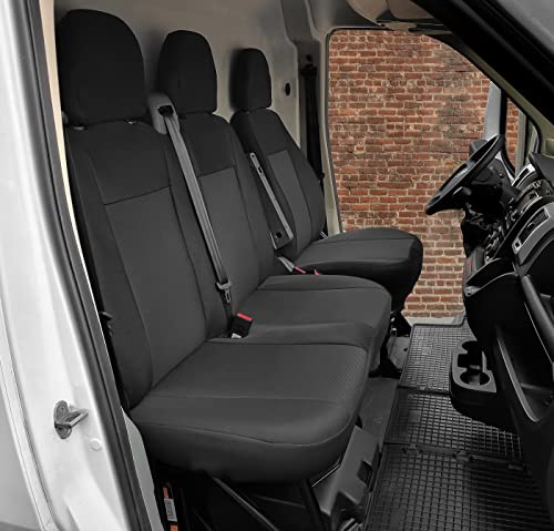 Sitzbezüge passgenau Schonbezüge Roco geeinget für Mercedes Sprinter W907 Bj. ab 2018 Erste Reihe 3-Sitzer
