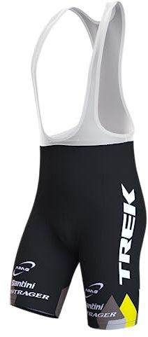 assocauicy Cuissard à Bretelles De Cyclisme pour Homme, Respirant à SéChage Rapide Et AntidéRapant,Cuissard Velo Homme éLastique avec Poche