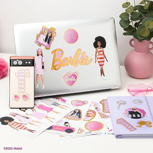 Paladone Barbie Gadget Decals - Decorate with Fun Barbie Sticker Accessories - 22 Decals