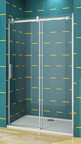 Duschkabine Duschtür Nischentür Dusche Schiebetür Drehtür Schwingtür Doppel Doppel G.70-160cm,H180/190/185/195/200cm,5/6/8mm glas