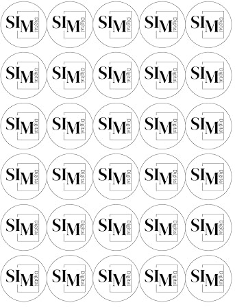 30 Personalised Picture | Corporate Company Logo | Pre Cut Edible Icing Cupcake Toppers 38mm