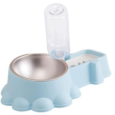 MERRYHAPY 1ensemble De Nourriture Multifonctionnels pour Animaux Distributeur Eau Et Design Et Pratique pour Et Chiens