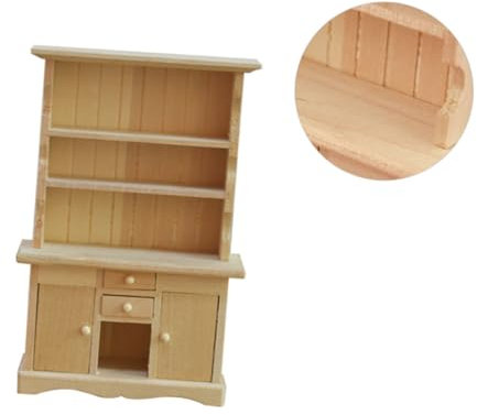 JOINPAYA 1stück Mini Bücherregal Für Dekoratives Miniaturmöbel Für Kinderzimmer Wohnaccessoire