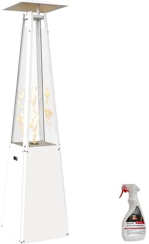 KRATKI Gasheizstrahler Umbrella Freistehender Outdoor-Strahler Gewicht 48 kg, Maße in cm: H216,30 x B50,10 x T50,10 Brennstoff: Propangas, Nennwärmeleistung 12 kW, Kaminreiniger
