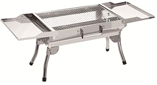 BBQ Grill Outdoor Stainless Steel Grill Camping Outdoor Korean Grill Stand Folding Grill Camping Portable Cooking Grill Tool