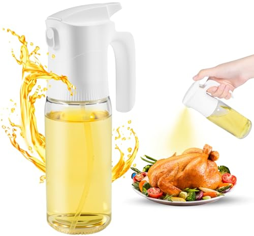 Carehabi Ölsprüher zum Kochen, 200 ml Öl Sprühflasche, BPA-frei, Olivenöl sprühflasche zum Kochen, Backen, für Salate, Grillgerichte und mehr