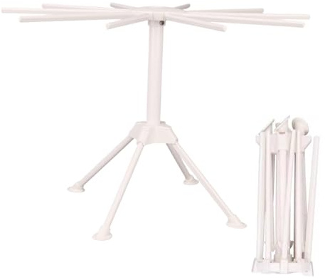 Estante de secado de pasta plegable, práctico estante para pasta, soporte de espaguetis, colgador de secado de fideos portátil, diseño compacto y resistente, solución de cocina fiable para