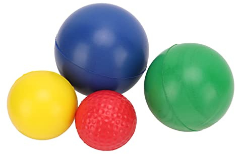 4 Stück Griffkraftball, Handstärkungsball, kleiner Handübungs-Stressball, Quetschball für Handkraft, Handgelenkstraining und Entspannung