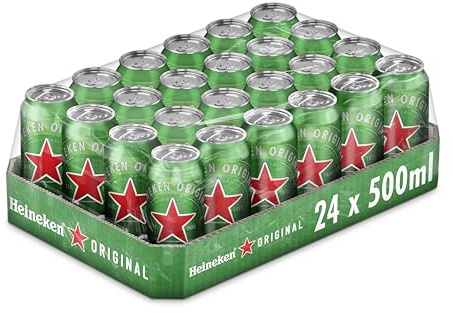 Heineken Cerveza Lager Pack Lata, 24 x 50cl