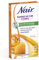 NAIR - Tiras de cera fría corporal con extractos de leche y miel, 97% de origen natural, 40 tiras + 4 toallitas acabado suave
