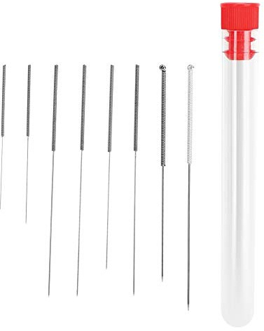 Kit d'outils de Nettoyage de buse d'imprimante 3D 8 pièces Aiguille de Nettoyage de buse en Acier Inoxydable Filament Sabot nettoyant Aiguilles d'imprimante pour imprimante 3D