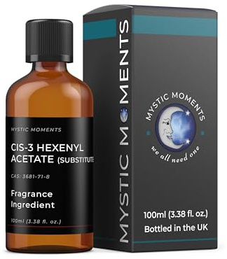 Mystic Moments | CIS-3 Hexenyl Acetate Substitute Oil | 100ml | Fresh green floral aroma with lily nuances gives fragrance blends a leafy, bright character.