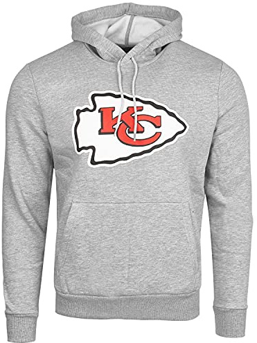New Era Fleece Hoody - NFL Kansas City Chiefs grau - 3XL