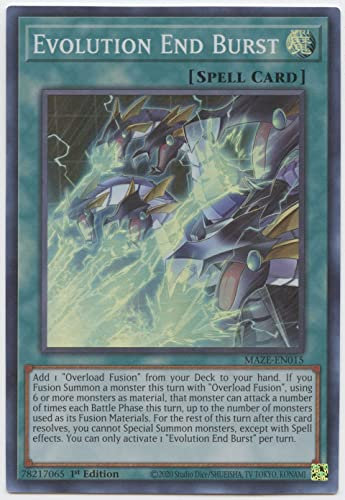 YU-GI-OH! Evolution End Burst - MAZE-EN015 - Super Rare - 1st Edition