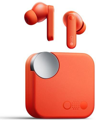 CMF by Nothing Buds – Kabellose Ohrhörer mit 42 dB ANC,Transparenzmodus, Ultra Bass Technologie 2.0, HD-Audio von Dirac, IP54 Staub- und Wasserresistenz und Dual-Geräteverbindung - Orange