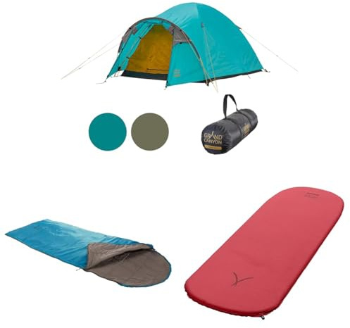 GRAND CANYON Festival Bundle mit Zelt, Schlafsack und Matte 1 Person