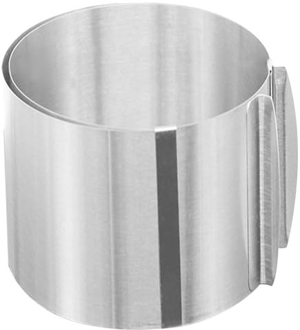 Cake Mold Ring,Adjustable Baking Frame from 6-12inch,6 Tall Stainless Steel Baking Rings,Oven-Safe & Freezer-Safe Round Ring Mold for Baking Cooking Crumpets Eggs Pastry Mousse Desserts