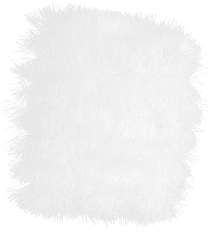 Warmhm Weihnachtsparty Liefert Hängende Weihnachtsgirlande Weihnachtskieferngirlande Christbaumschmuck Weihnachtsbaum-Lametta-Girlande Girlande Der Haustür Weihnachtsswag PVC Weiß