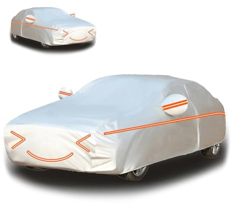 Hagelschutzplane Auto gemacht für Volkswagen Caddy, Hagelschutz Auto, Auto Abdeckplane, Autoplane, Hagelschutz, Hageldecke für Auto, Autoabdeckung gegen Hagel Wasserdicht Atmungsaktiv.