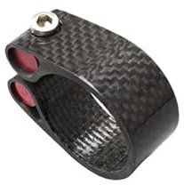 wanhaoaony Sattelklemme Carbon Sattelstützenklemme Schnellspanner MTB Mountain Road Bicycl Carbon Sattelstützenklemme for 27.2/30.8/31.6 Fahrradsitzrohr SattelstüTzenklemme(27.2 Not Open Glossy)