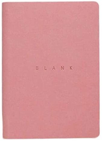 GOOPEEG Notizbuch Nachfüllbar Tagebuch Einfarbig Klassisches Notizbuch Leeres Buch Bilderbuch Einfaches Malbuch Bilderbuch Handgemaltes Buch Buch Weißes Papier Reisetagebuch Universitäts Notizen(A)