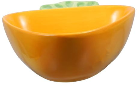 ABOOFAN Ciotola in Ceramica Forma Di Carota Vassoio Decorativo Per Snack e Frutta Secca Contenitore Multiuso Per Cucina Resistente Microonde e Forno Regalo Originale Per Casa