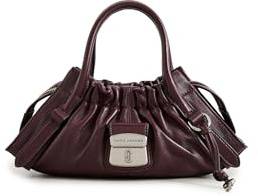 MARC JACOBS Women's The SMALL Satchel Bag, Dark Plum