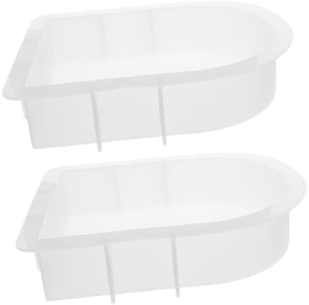 NUOBESTY 2piezas Moldes De Silicona Forma De Para Arte Moldes De Resina Epoxi Para Manualidades De Conservación De Flores Para Decoración Del Hogar
