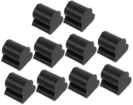 10 Stück Drehventil Gummipuffer für Posaune, 4mm Schwarz | Gummipuffer M5, Gummi Stoßdämpfer Stopper für Französisches Horn, Ventilhorn Ersatzteile