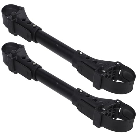 TOYANDONA Accesorio para Cochecitos de Ñiño Gemelos, 2 Conectores de Aluminio Ligeros, Compatibles Mayoría de Sillas de Paseo para Uso Exterior