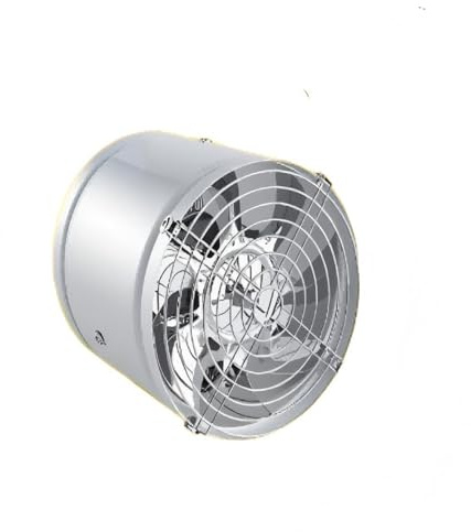 7 Pipe Exhaust Fan Air Ventilator Metal Ventilation Mini Extractor Bathroom Toilet Wall Duct(White,110(One-way))
